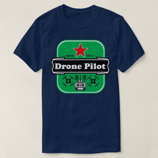 Drone Pilot RPA FPV T-shirt (Design voorkant)