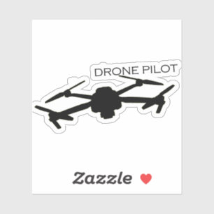 Drone Pilot Sticker - Vlieg hoog met stijl