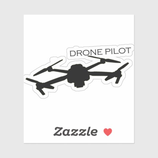 Drone Pilot Sticker - Vlieg hoog met stijl (Vel)