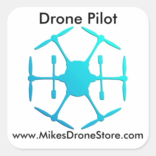 Drone Pilot Stickers (Voorkant)