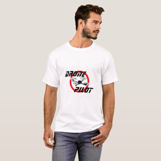 Drone Pilot T-shirt (Voorkant volledig)