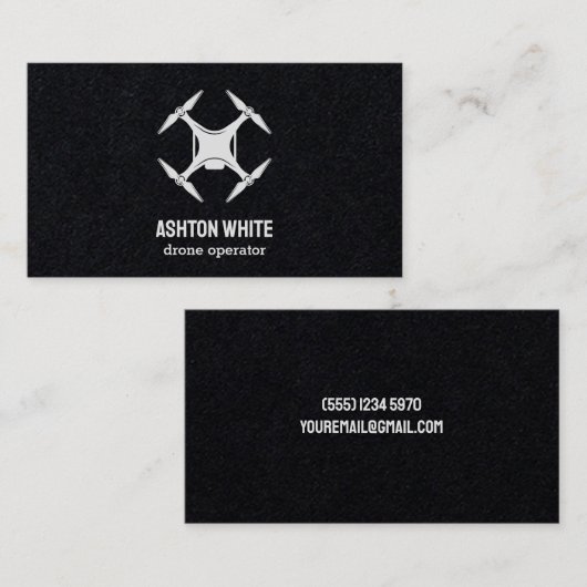 Drone Premium Visitekaartje (Voorkant / Achterkant)