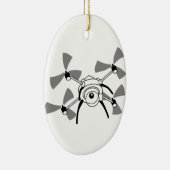 Drone Quadocopter Keramisch Ornament (Rechts)