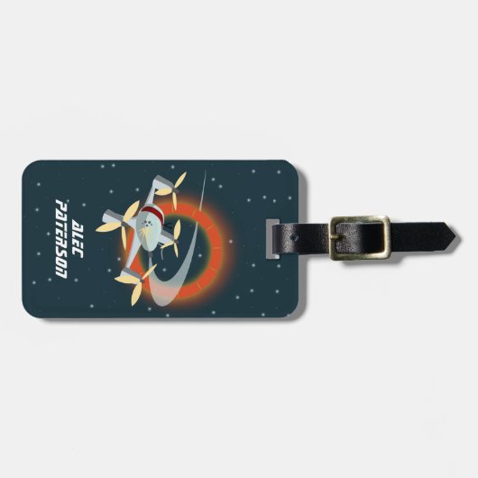 Drone Racing Bagagelabel (Voorkant horizontaal)