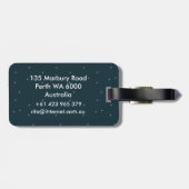 Drone Racing Bagagelabel (Achterkant horizontaal)