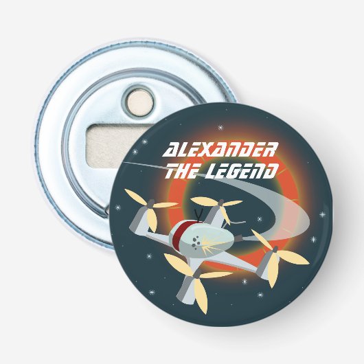Drone Racing Button Flesopener (Voorkant)