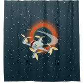 Drone Racing Douchegordijn (Voorkant)