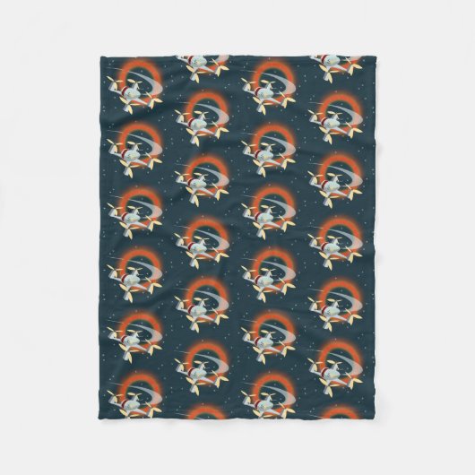 Drone Racing Fleece Deken (Voorkant)