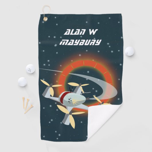 Drone Racing Golfhanddoek (Insitu)