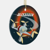 Drone Racing Keramisch Ornament (Rechts)