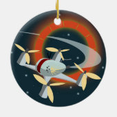 Drone Racing Keramisch Ornament (Achterkant)