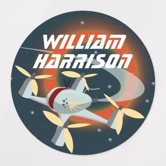 Drone Racing Labels (Design 2)
