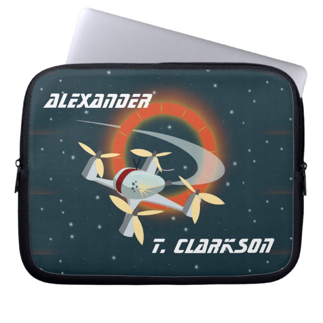 Drone Racing Laptop Sleeve (Voorkant)