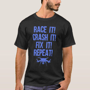 Drone Racing Mannen Women Drone Pilot Rc Racers T-shirt