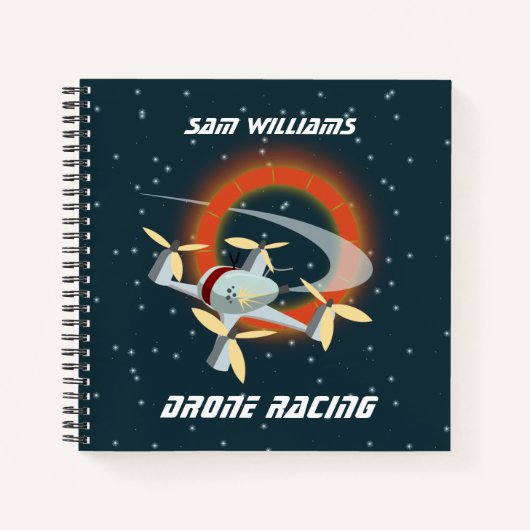 Drone Racing Notitieboek (Voorkant)