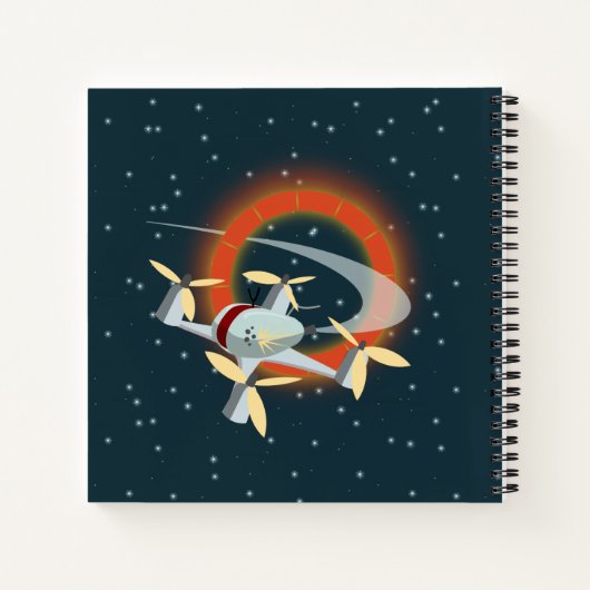 Drone Racing Notitieboek (Achterkant)