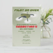 Drone Racing RC Luchtvoertuig Verjaardagsfeest Kaart (Staand voorkant)