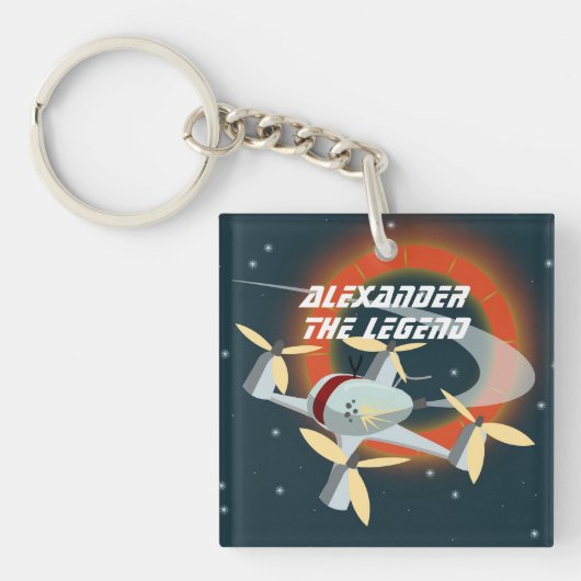 Drone Racing Sleutelhanger (voorkant)