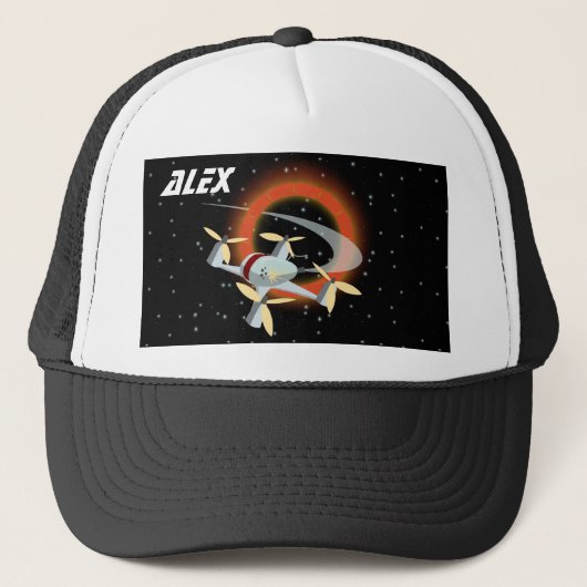 Drone Racing Trucker Pet (Voorkant)