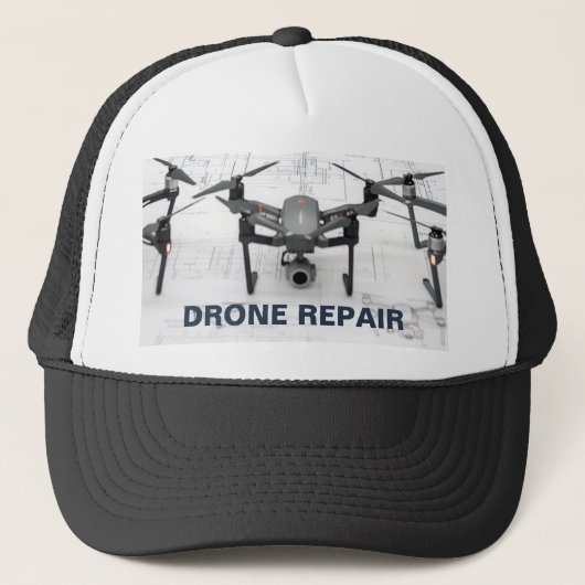 Drone Repair™ Truckerhoed Trucker Pet (Voorkant)