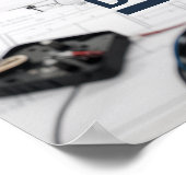 Drone reparatieposter poster (Hoek)