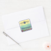 Drone Service Vierkante Sticker (Envelop)