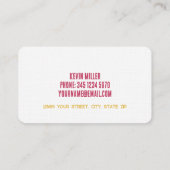 Drone-services Visitekaartje (Achterkant)