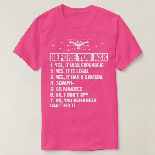 Drone Shirten voor multicopter Mannen Kinder FPV P T-shirt (Design voorkant)