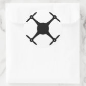 Drone Sticker (rond) (Tas)