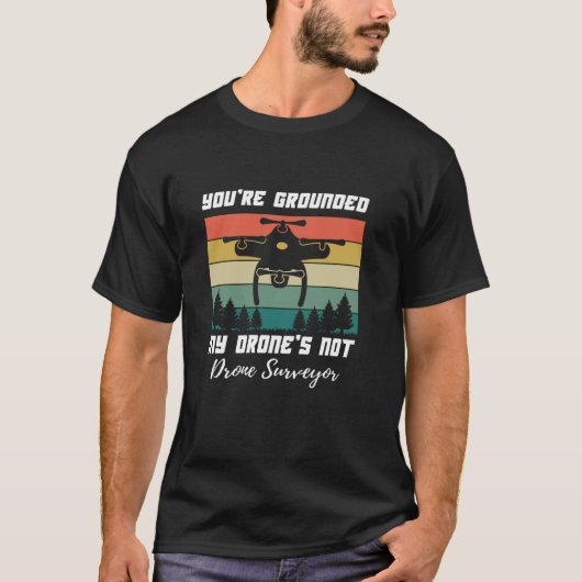 Drone Surveyor Drone Survey T-shirt (Voorkant)