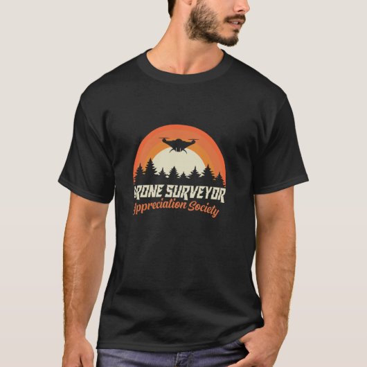 Drone Surveyor Drone Survey T-shirt (Voorkant)