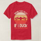 Drone Test Pilot Funny Drone T-shirt (Design voorkant)