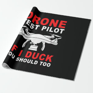 Drone Testpiloot Cadeaupapier