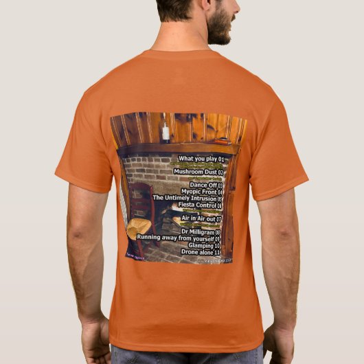 Drone thuis - Aaron Bilodeau T Shirt (Achterkant)