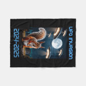 Drone Ufo Alien Invasion Uap New Jersey Fleece Deken (Voorkant (Horizontaal))