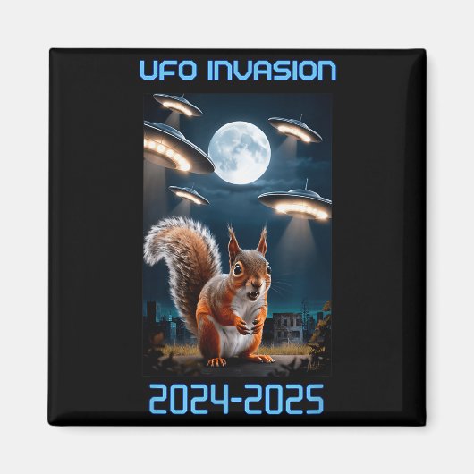 Drone Ufo Alien Invasion Uap New Jersey  Magneet (Voorkant)