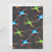 Drone verjaardagsfeestje uitnodiging (Achterkant)