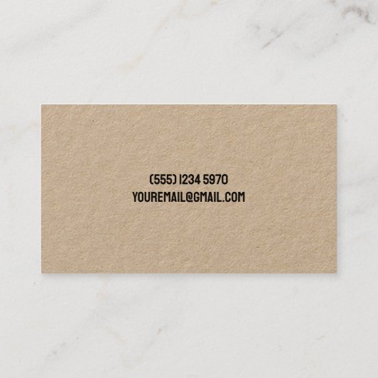 Drone Visitekaartje (Achterkant)