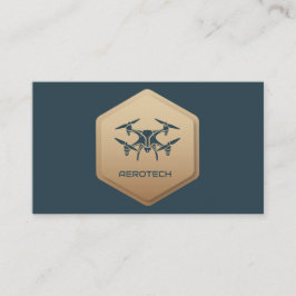 Drone Visitekaartjes Elegant Blue Navy