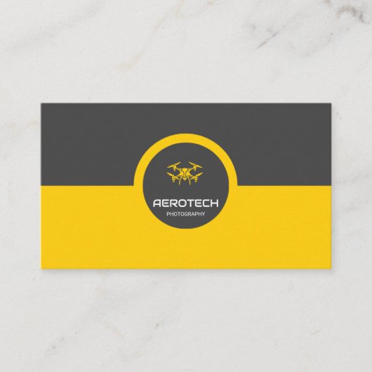 Drone Visitekaartjes Modern Professional (Voorkant)