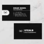 Drone Visitekaartjes Zwart Kleur (Voorkant / Achterkant)