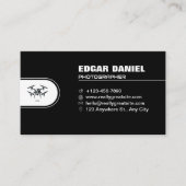 Drone Visitekaartjes Zwart Kleur (Voorkant)