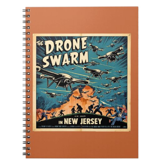 Drone zwerm in New Jersey Notitieboek (Voorkant)
