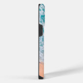 Dronebeelden van een strand iPhone hoesje (Rechterkant)