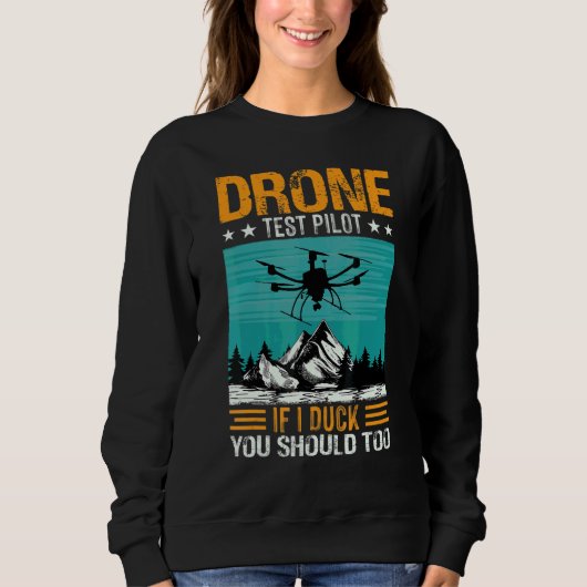 Dronepiloot Als ik duik, moet jij dat ook doen Rc Trui (Voorkant)