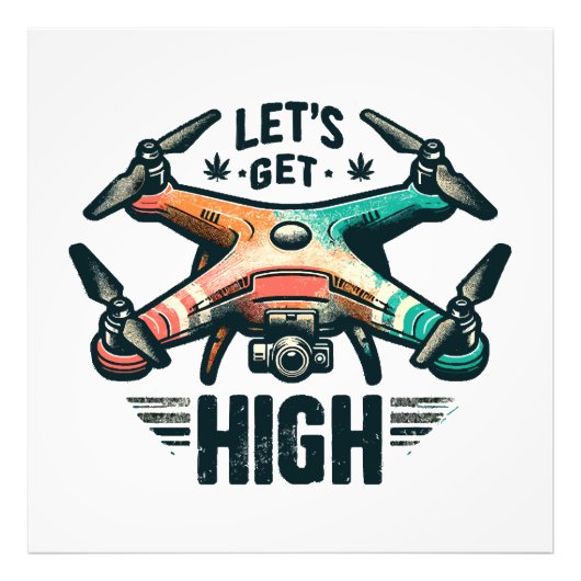 Dronepiloot Foto Afdruk (Voorkant)