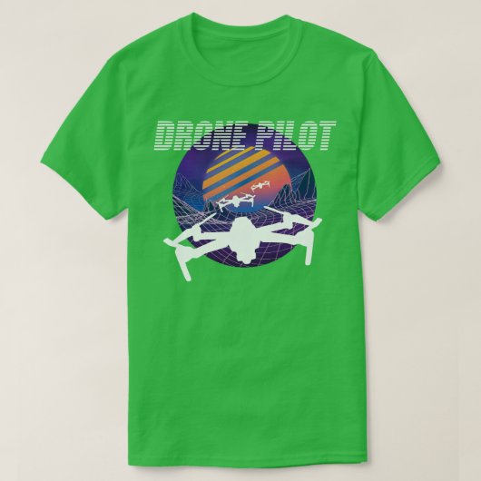 Dronepiloot Fpv-racer  T-shirt (Design voorkant)