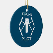 Dronepiloot klassen keramisch ornament (Rechts)