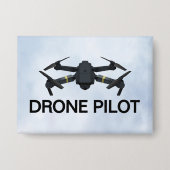 Dronepiloot Knop Button (Voorkant)