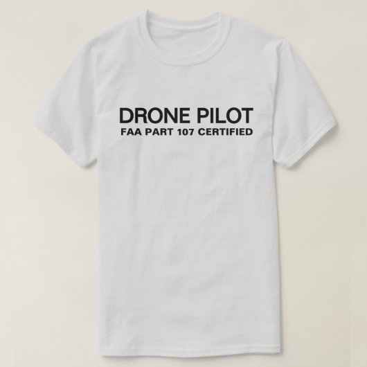 Dronepiloot T-shirt (Design voorkant)